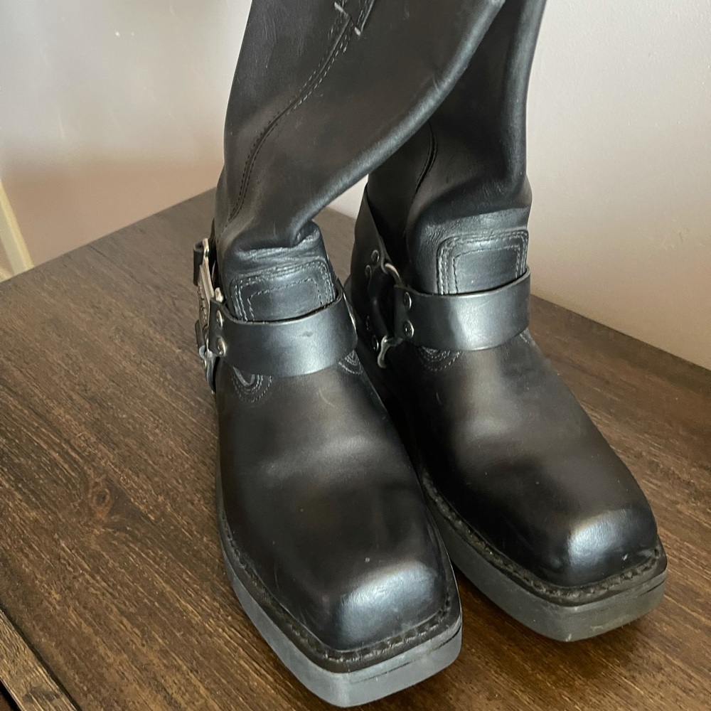⚡️SOLD⚡️Harley-Davidson Mega Harness boots size 7.5 men’s